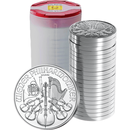20 × 1 Unze Silber Wiener Philharmoniker 2026