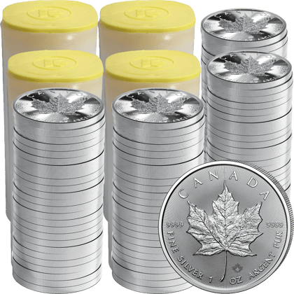 100 Silber Maple Leafs 2026