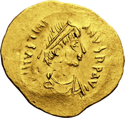 Tremissis Justinian I.