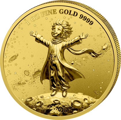 1 ounce of gold · Design side