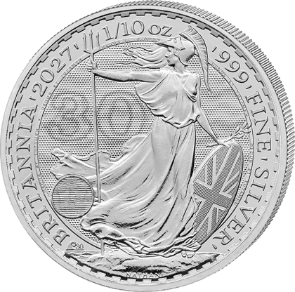 1/10 de onza de plata 2027