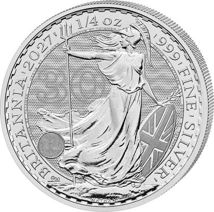 1/4 de onza de plata 2027