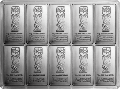 Silber CombiCoin 10 × 10 g Cook Islands