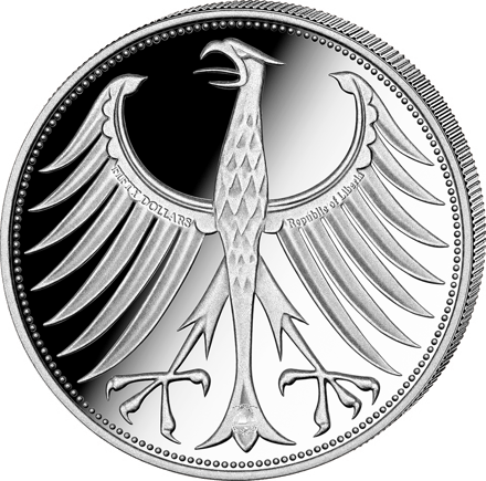 Reverso con el águila