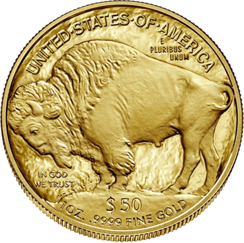 American Buffalo, Oro, cara del bisonte