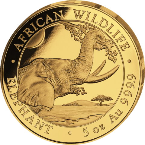 Somalia Elefant, 5 Unzen, Abbildung