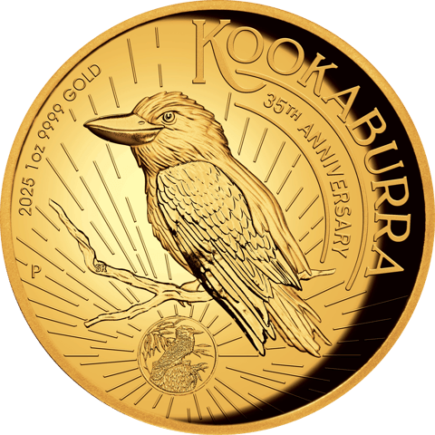 Kookaburra, 1 Unze, Abbildung