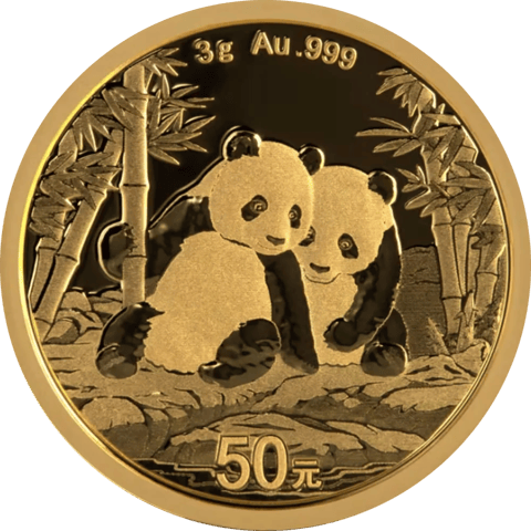 China Panda, 3 g, Abbildung