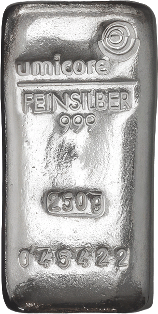 250 g Silber von Umicore