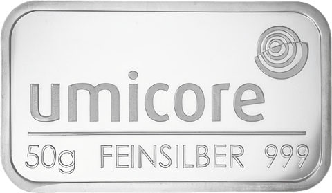 50 g Silber von Umicore