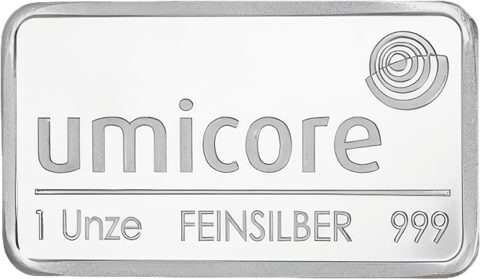 1 Unze Silber von Umicore