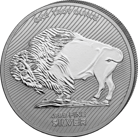 American Buffalo, Plata, cara del bisonte