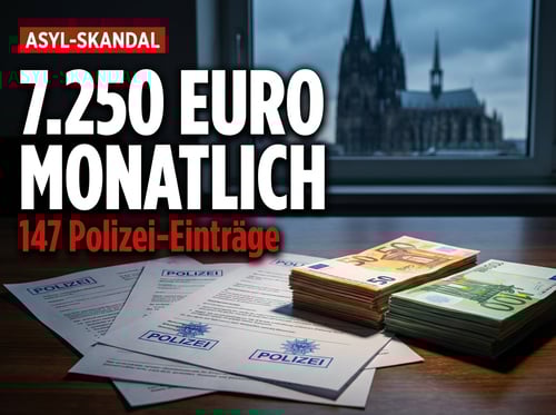 147 Polizeieinträge, 7.250 Euro monatlich: Der unfassbare Asylskandal von Köln