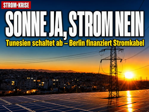 3.000 Sonnenstunden, kein Strom: Tunesien rationiert – Berlin zahlt mit