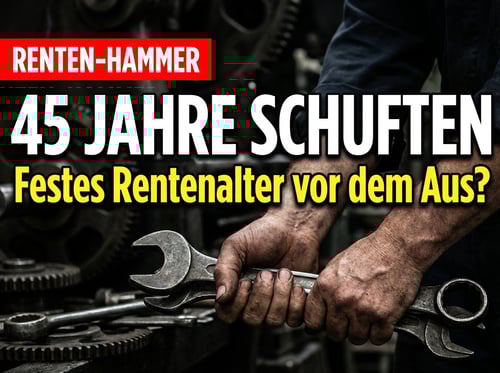 45 Jahre schuften für die Rente: SPD-Berater will festes Renteneintrittsalter abschaffen
