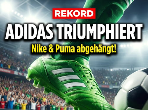 Adidas auf Siegeszug: Während Nike und Puma schwächeln, erobern die drei Streifen die Fußball-WM