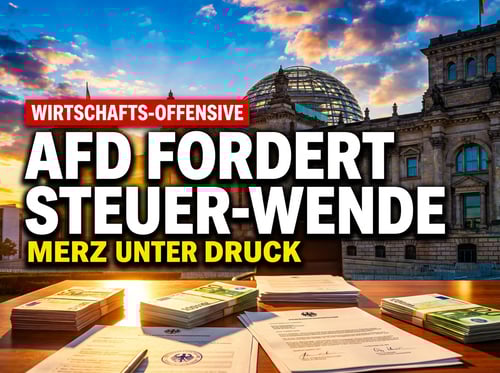 AfD setzt auf wirtschaftspolitische Offensive: Steuersenkungen, günstige Energie und Bürokratieabbau