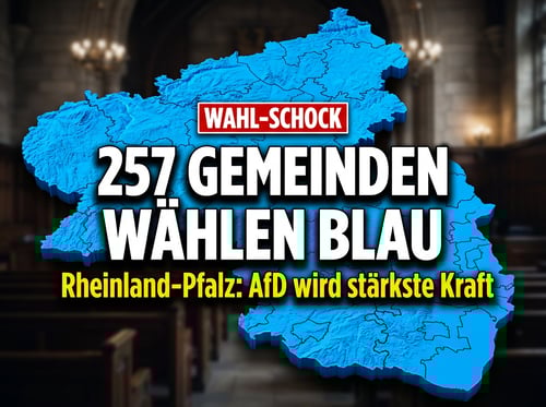 AfD triumphiert in 257 Gemeinden: Rheinland-Pfalz wird blauer als gedacht