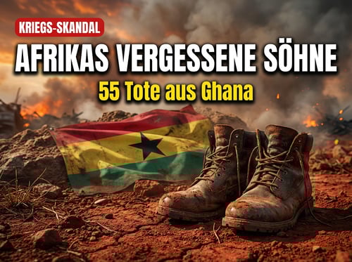 Afrikas vergessene Söhne: Wie Ghanaer als Kanonenfutter in den Ukraine-Krieg gelockt werden
