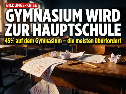 Akademisierungswahn außer Kontrolle: Fast jeder zweite Schüler soll aufs Gymnasium – und scheitert krachend