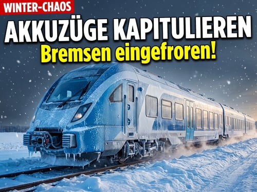 Akkuzüge kapitulieren vor dem Winter: Nordbahn-Chaos offenbart Schwächen der Energiewende auf Schienen