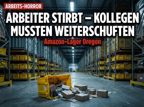 Arbeiter stirbt im Amazon-Lager – Kollegen mussten einfach weiterschuften