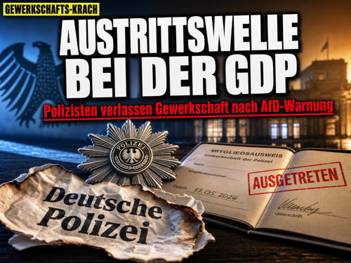 Aufruhr bei der Polizeigewerkschaft: Mitglieder kehren der GdP den Rücken