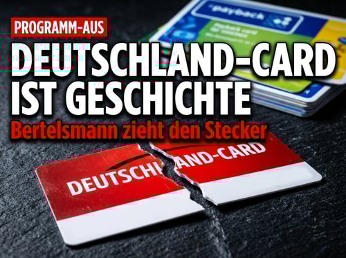 Aus und vorbei: Bertelsmann zieht der Deutschland-Card endgültig den Stecker