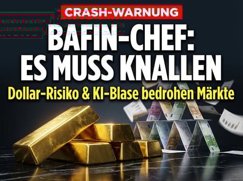 BaFin-Chef warnt vor dem großen Crash: „Irgendwann muss es knallen"