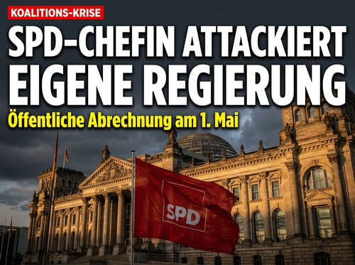 Bärbel Bas am 1. Mai: Wie die SPD-Chefin die eigene Regierung vorführt