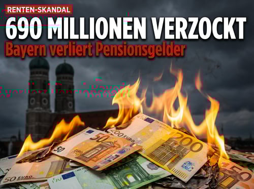 Bayerische Versorgungskammer verzockt Pensionsgelder: Bis zu 690 Millionen Euro in den Sand gesetzt
