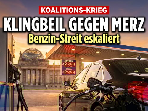 Benzin-Krieg in der Großen Koalition: Klingbeil demontiert Merz auf offener Bühne