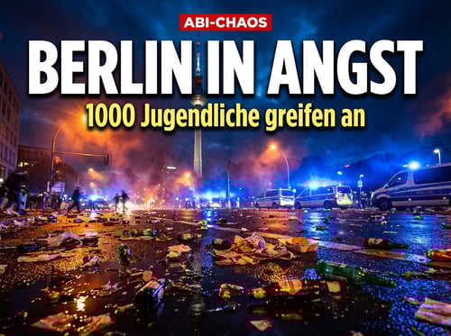 Berliner Abi-Partys eskalieren: Flaschenwürfe, Böller und Angriffe auf Polizisten