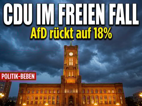 Berliner Beben: AfD rückt CDU auf Pfötchen-Distanz – Wegner im freien Fall