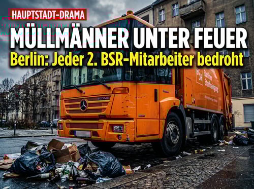Berliner Stadtreinigung im Ausnahmezustand: Mitarbeiter unter Dauerbeschuss