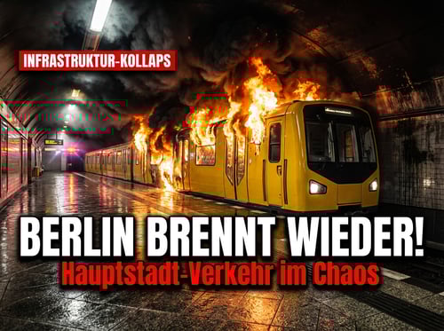 Berliner U-Bahn brennt erneut – marode Infrastruktur einer Hauptstadt am Abgrund