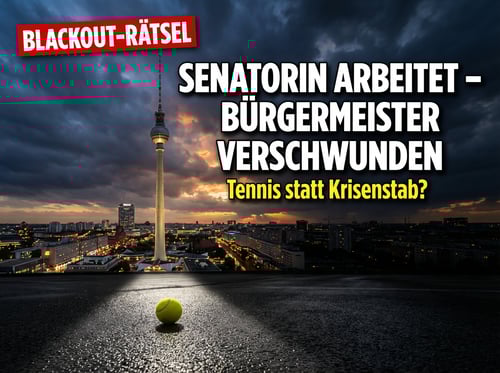 Berlins Blackout-Rätsel: Die Senatorin arbeitet – der Bürgermeister verschwindet im Nebel