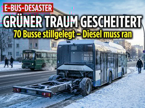 Berlins E-Bus-Desaster: Wenn grüne Träume an der Realität zerschellen
