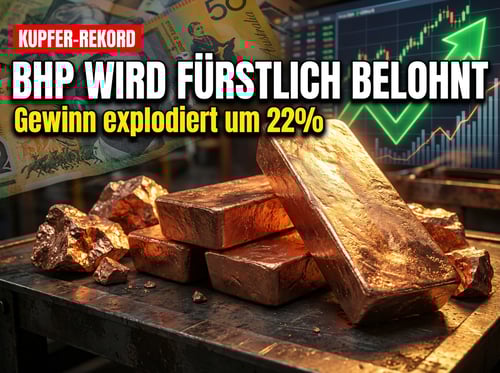 BHP setzt alles auf Kupfer – und wird dafür fürstlich belohnt