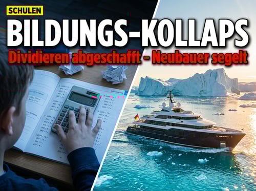 Bildungsverfall trifft Klimapropaganda: Neubauer segelt zur Antarktis, während Deutschland das Dividieren abschafft