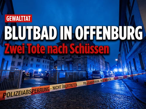 Blutbad in Offenburg: Zwei Tote nach Schüssen – und wieder herrscht das große Schweigen