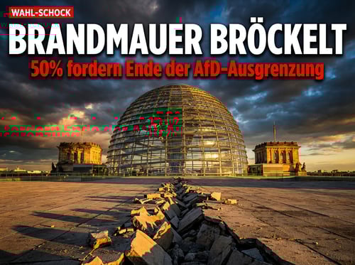 Brandmauer bröckelt: Mehrheit der Baden-Württemberger will Zusammenarbeit mit der AfD