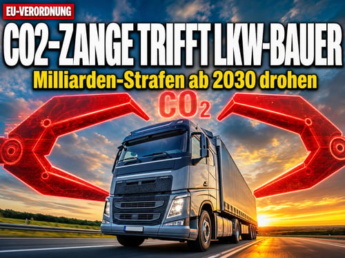 Brüsseler CO2-Zange: Jetzt geraten Europas Lkw-Bauer unter die Räder