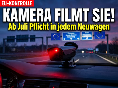 Brüsseler Kontrollwahn: Ab Juli filmt Sie die EU am Steuer