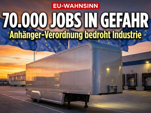 Brüsseler Wahnsinn auf Rädern: EU zwingt Lkw-Anhänger zur Aerodynamik-Diät – 70.000 Jobs in Gefahr
