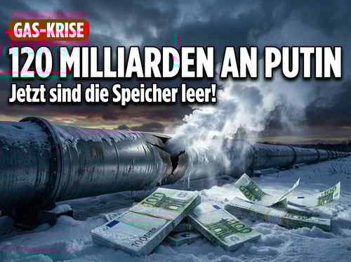 Brüssels Energie-Desaster: Jahrelang Milliarden an Putin überwiesen – jetzt wird das Gas knapp