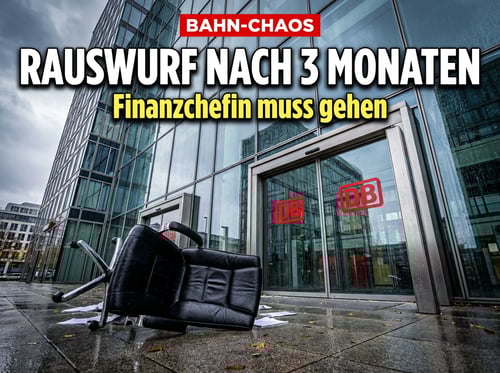 Chaos an der Bahn-Spitze: Finanzvorständin fliegt nach nur drei Monaten