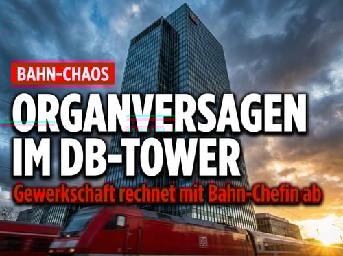 Chaos im Bahn-Tower: Gewerkschaft watscht neue DB-Chefin ab – "Organversagen"