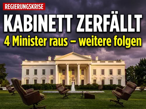 Chaos im Weißen Haus: Trumps Kabinett zerfällt im Akkord