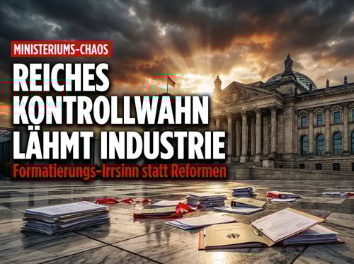 Chaos im Wirtschaftsministerium: Reiches Kontrollwahn lähmt die deutsche Industrie